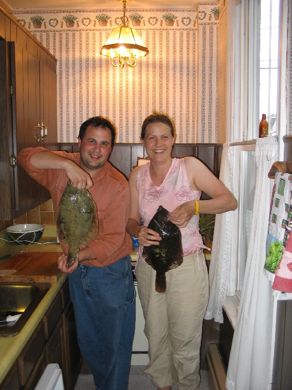 Flounder fishing